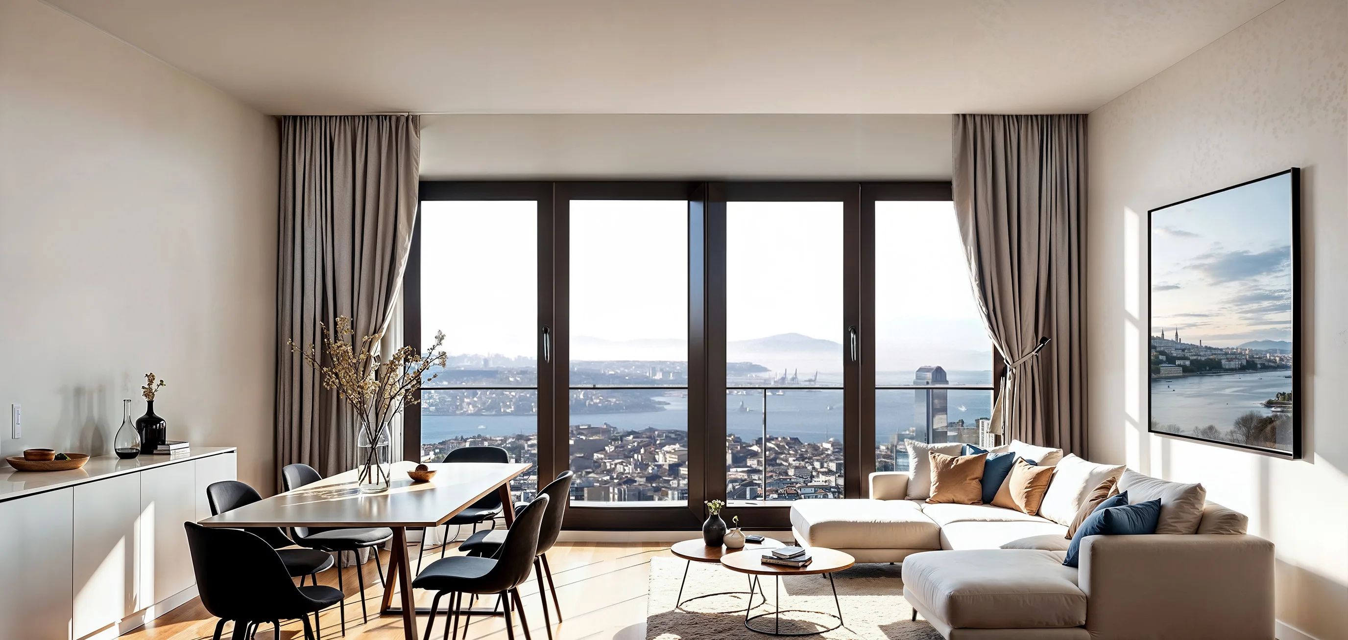 İstanbul’da Satılık Lüks Daireler Geniş Yeşil Alanlar Maslak ve Taksim’e Yakın