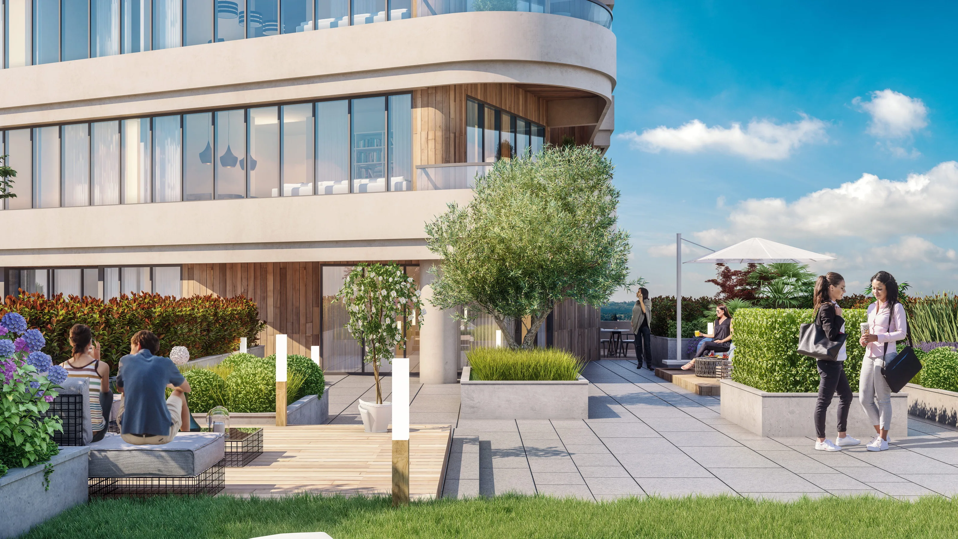 Ümraniye’de Satılık Daireler Finans Merkezi Kalbinde Modern Proje Geniş Yeşil Alanlı