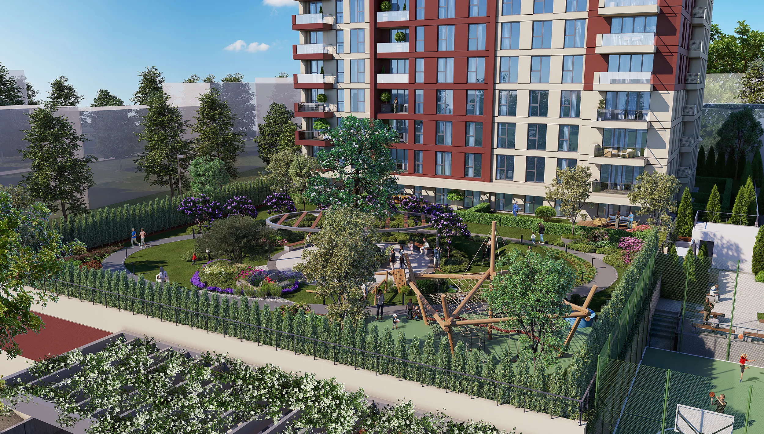 Mahmutbey İstanbul’da Satılık Daireler Bahçeli Yaşam Metro ve Ana Yollara Yakın