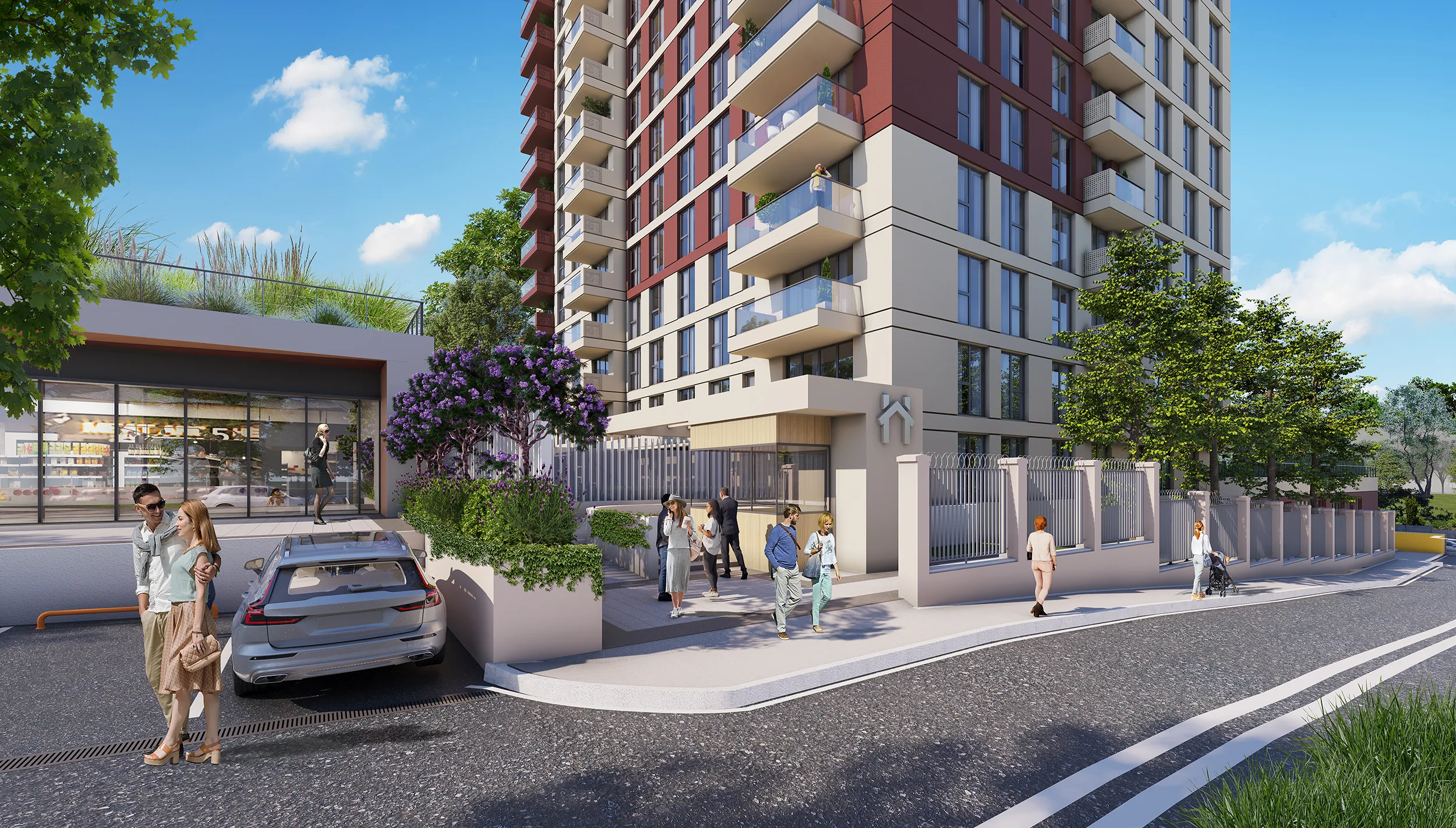 Mahmutbey İstanbul’da Satılık Daireler Bahçeli Yaşam Metro ve Ana Yollara Yakın