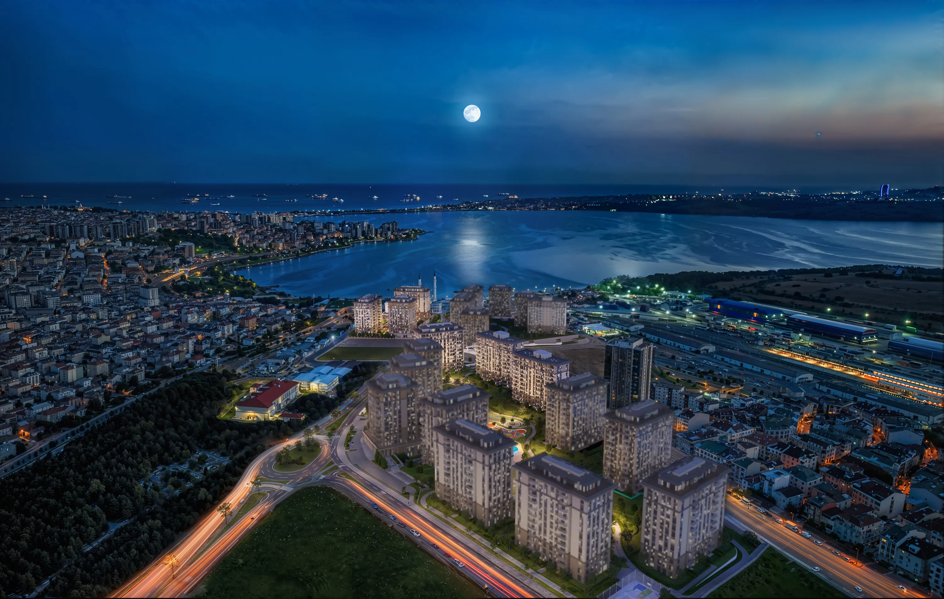 Küçükçekmece’de Satılık Daireler Deniz ve Göl Manzaralı Metro ve Marmaray’a Yakın Yatırımlık Proje