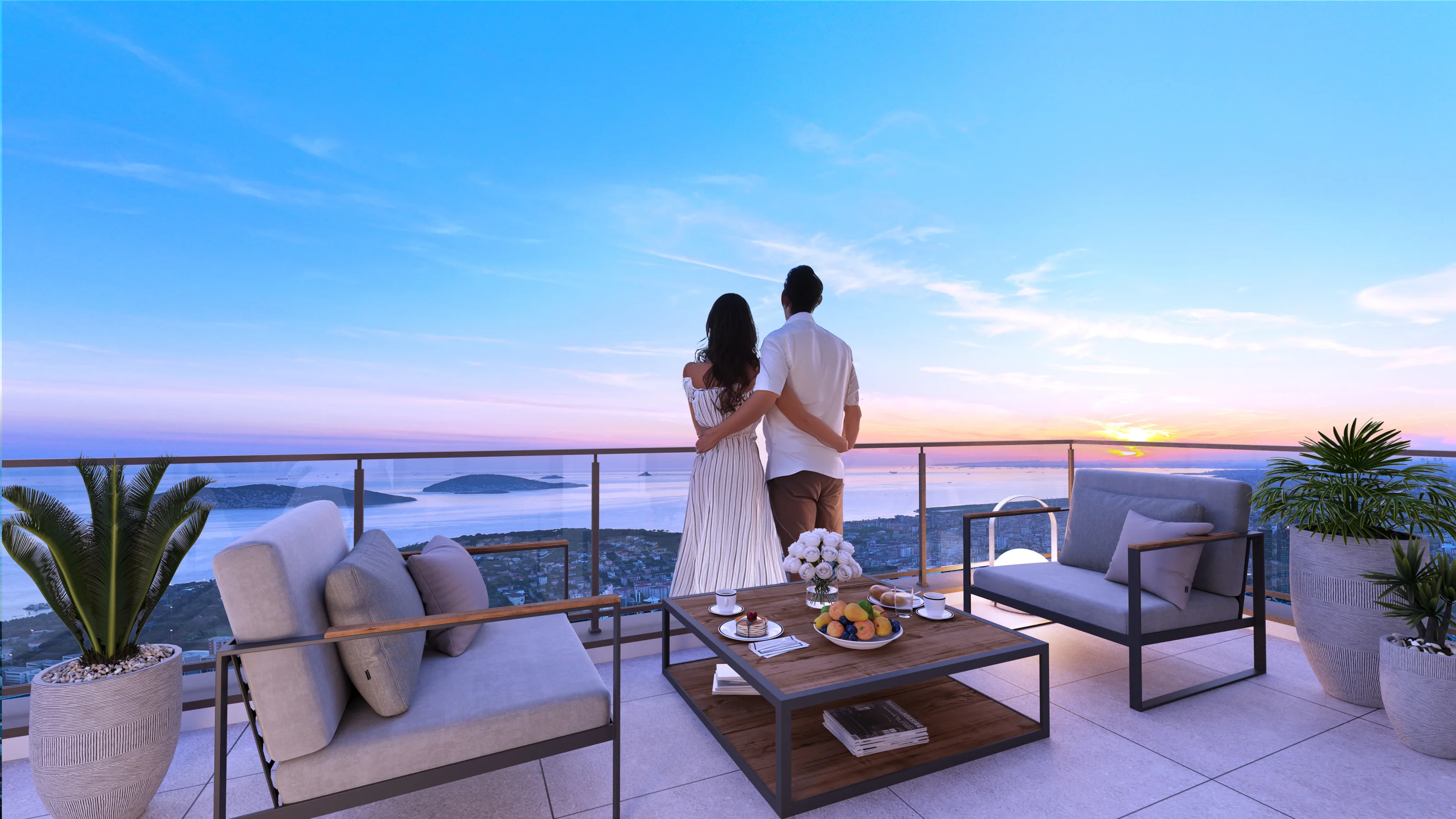 Maltepe İstanbul’da Satılık Daireler Deniz ve Adalar Manzaralı Ulaşıma Yakın AVM ve Okullara Yakın