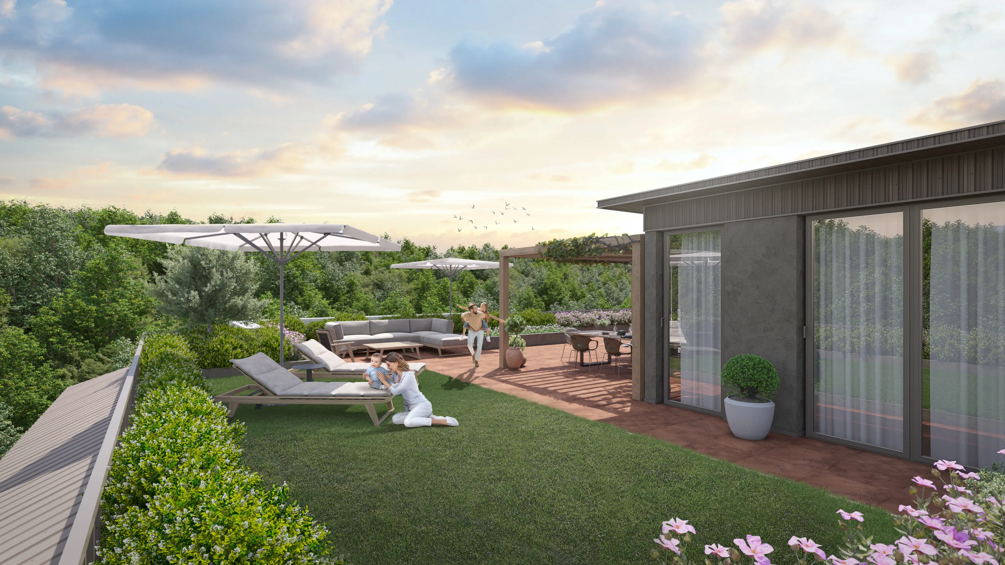 Göktürk İstanbul’da Satılık Lüks Daire ve Villalar Doğa İçinde Havalimanına ve Metroya Yakın