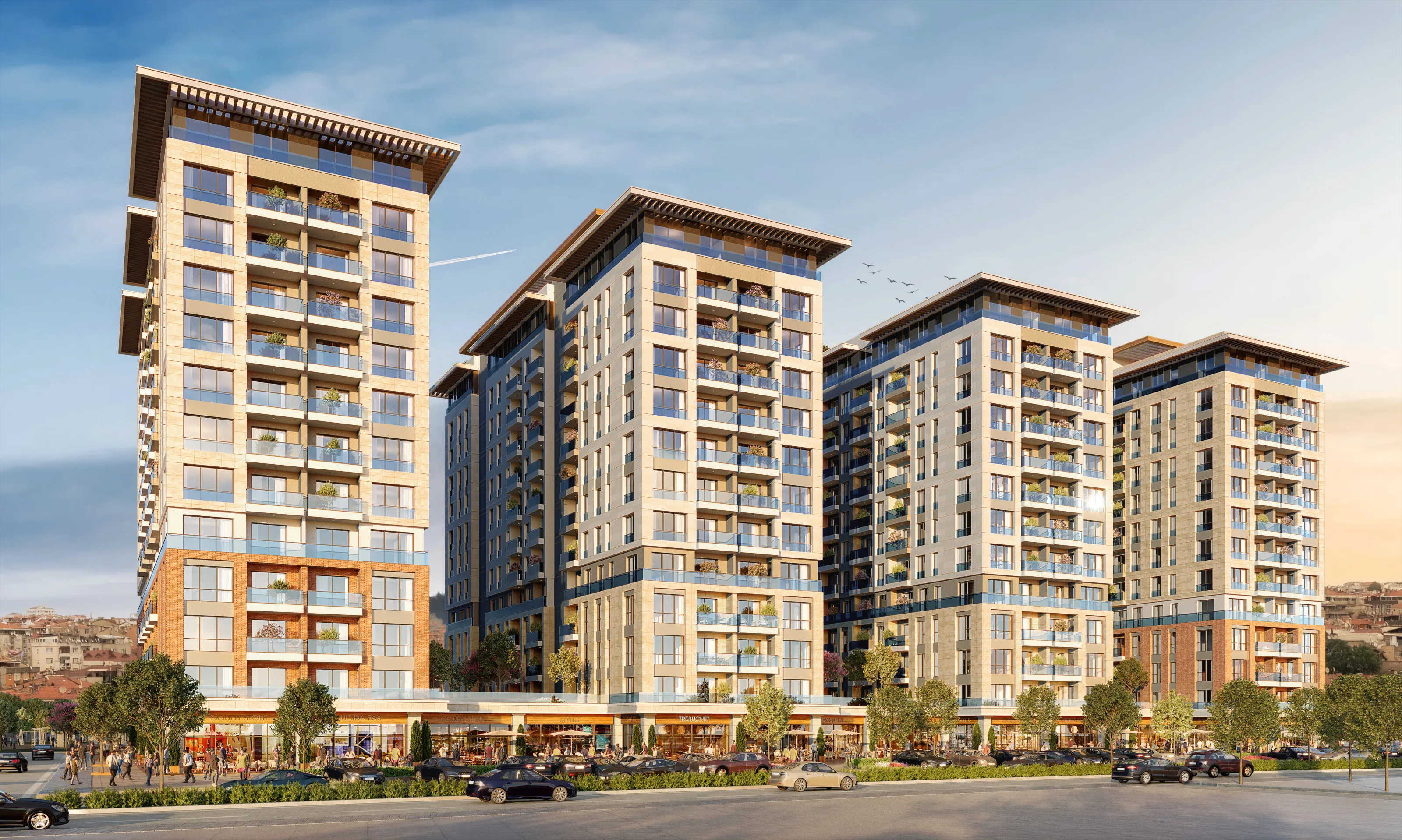 Квартиры в Зейтинбурну Стамбул рядом с парком и морем удобный доступ к метро и Мармарай