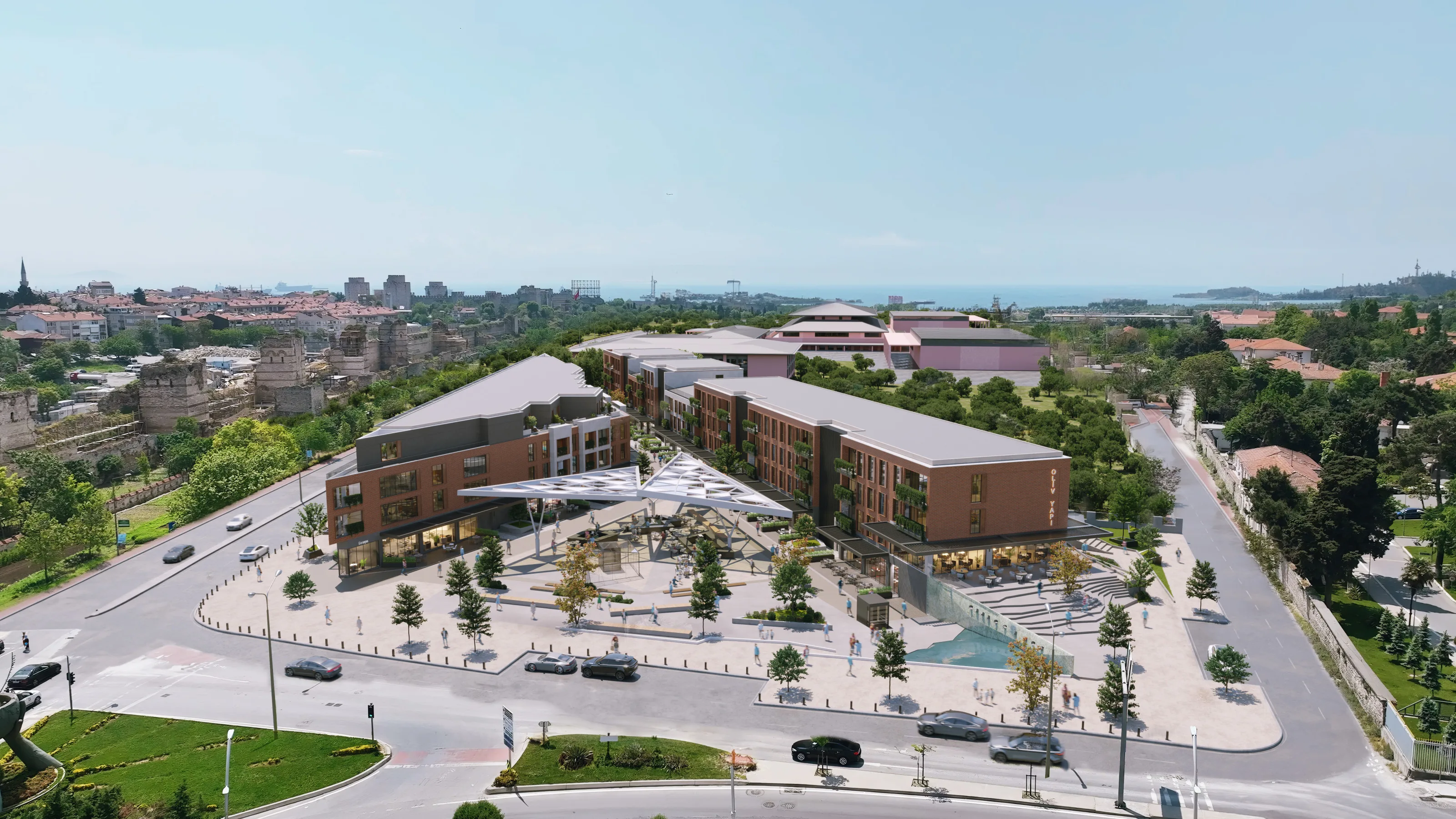 Apartments for Sale in Zeytinburnu Istanbul Horizontal Architecture Project in Historic Old City