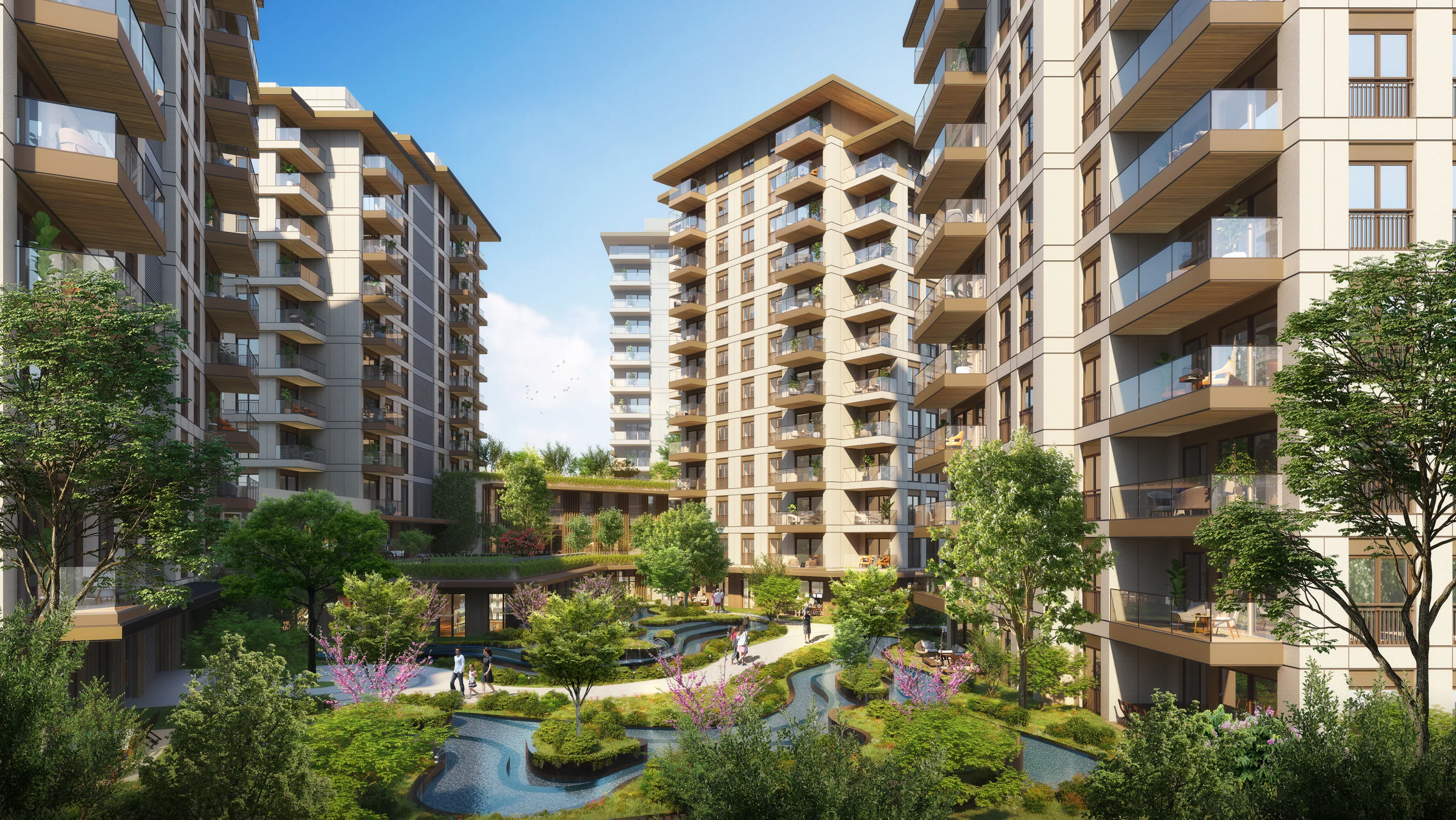 Apartments for Sale in Sisli Istanbul Modern Project with Commercial Units Close to Transport and Malls