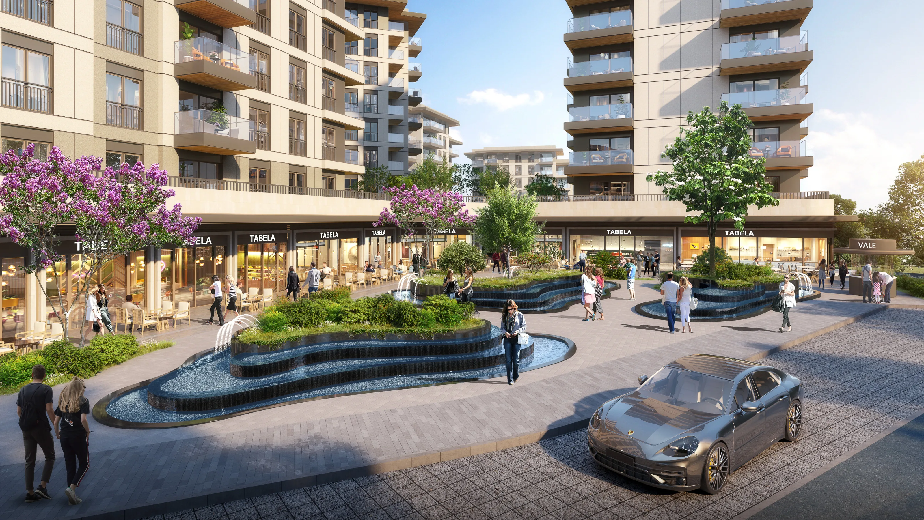 Apartments for Sale in Sisli Istanbul Modern Project with Commercial Units Close to Transport and Malls