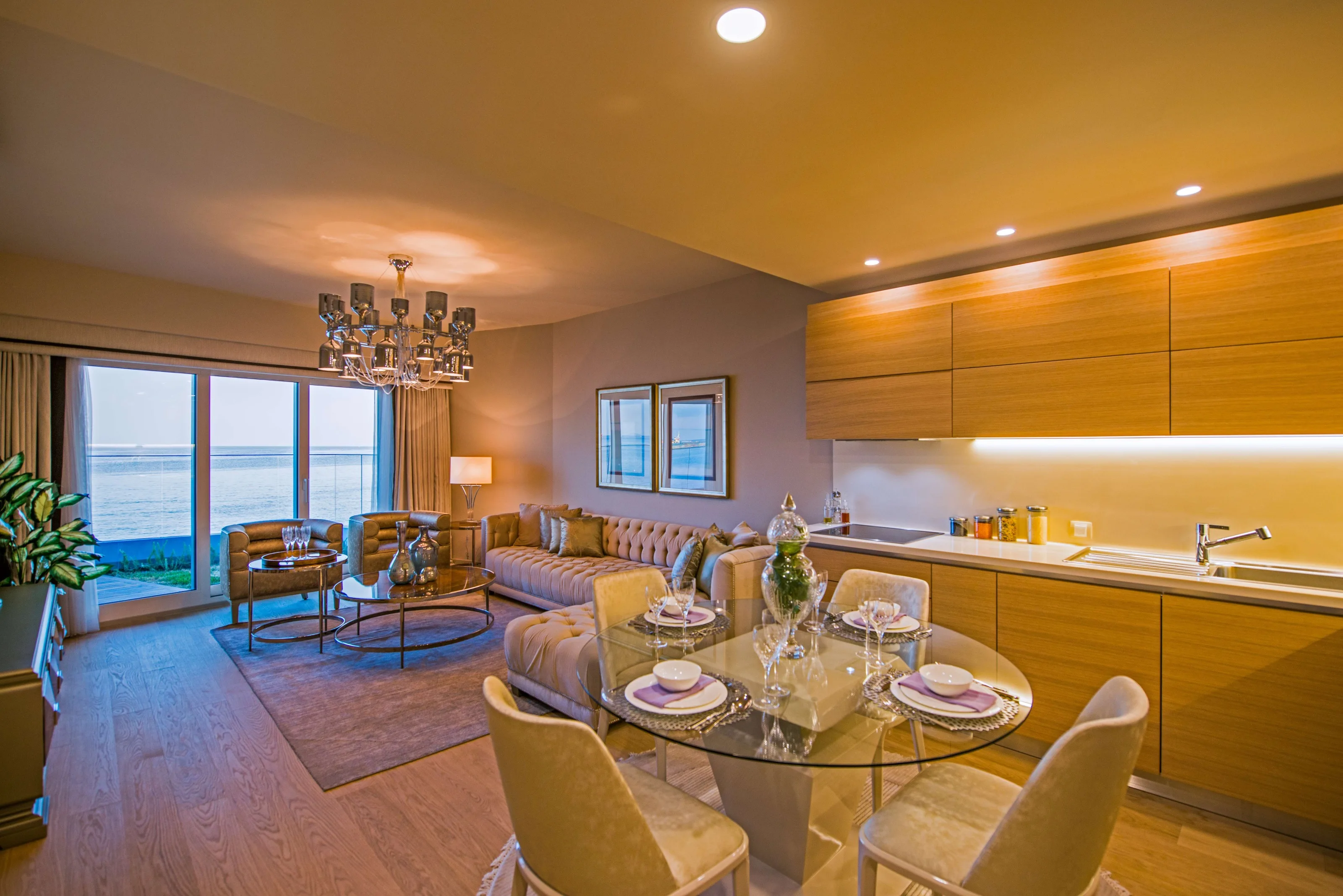 Seafront Apartments for Sale in Atakoy Istanbul Private Coastline Luxury Project Near Marina