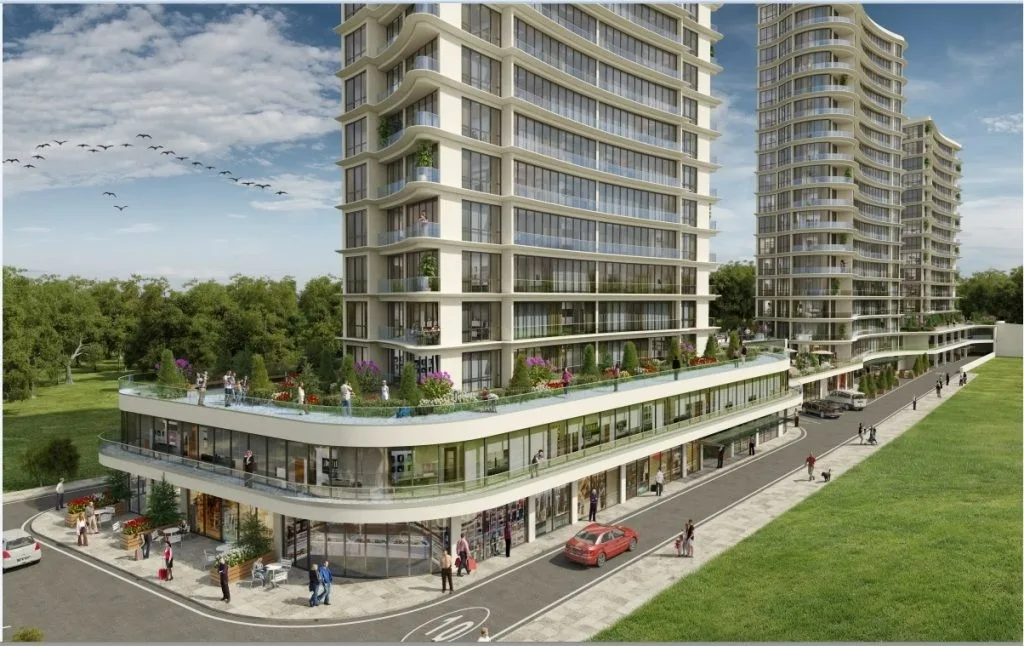 FOA'dan Güneşli Perola Residence 80 m² 1+0 Home Ofis Satılık