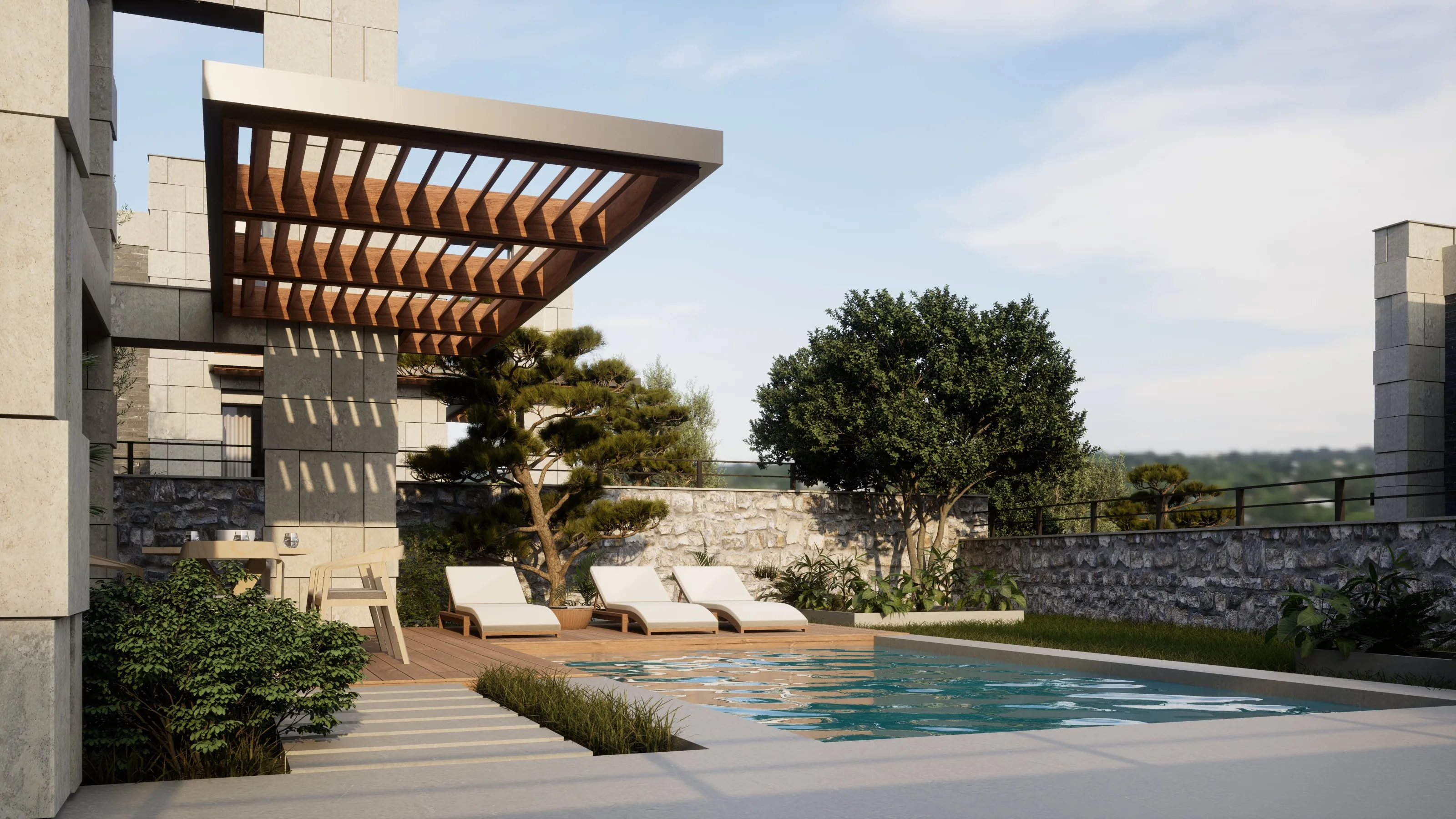 FOA Mare элитные виллы в Гюмюшлюк Бодрум с бассейном умный дом 250 м до моря