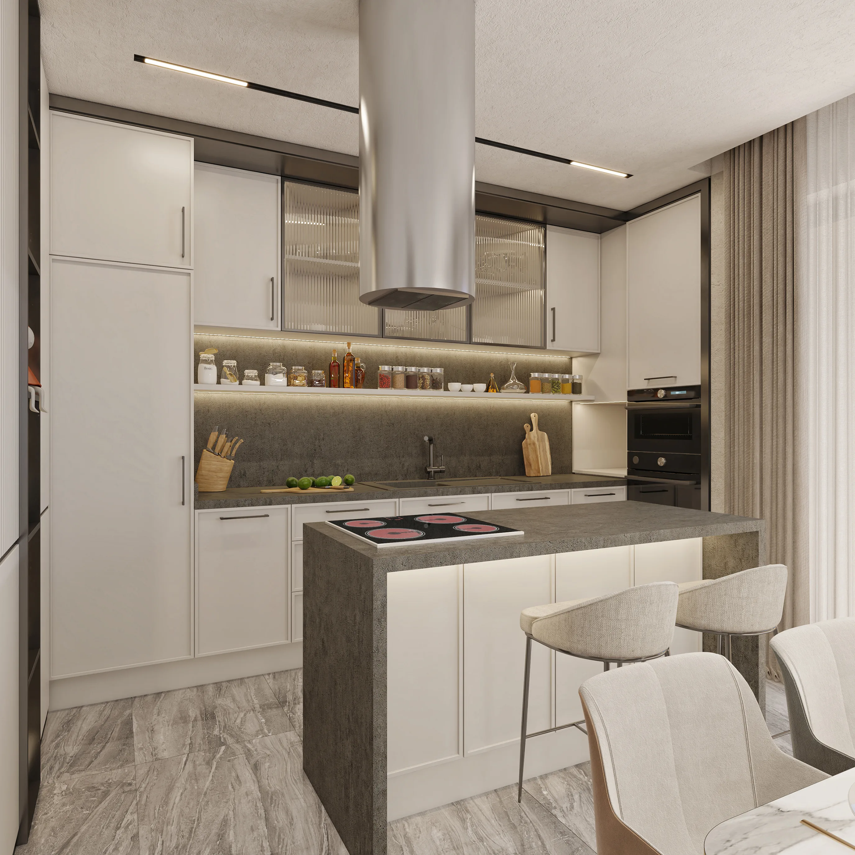 FOA Mare элитные виллы в Гюмюшлюк Бодрум с бассейном умный дом 250 м до моря