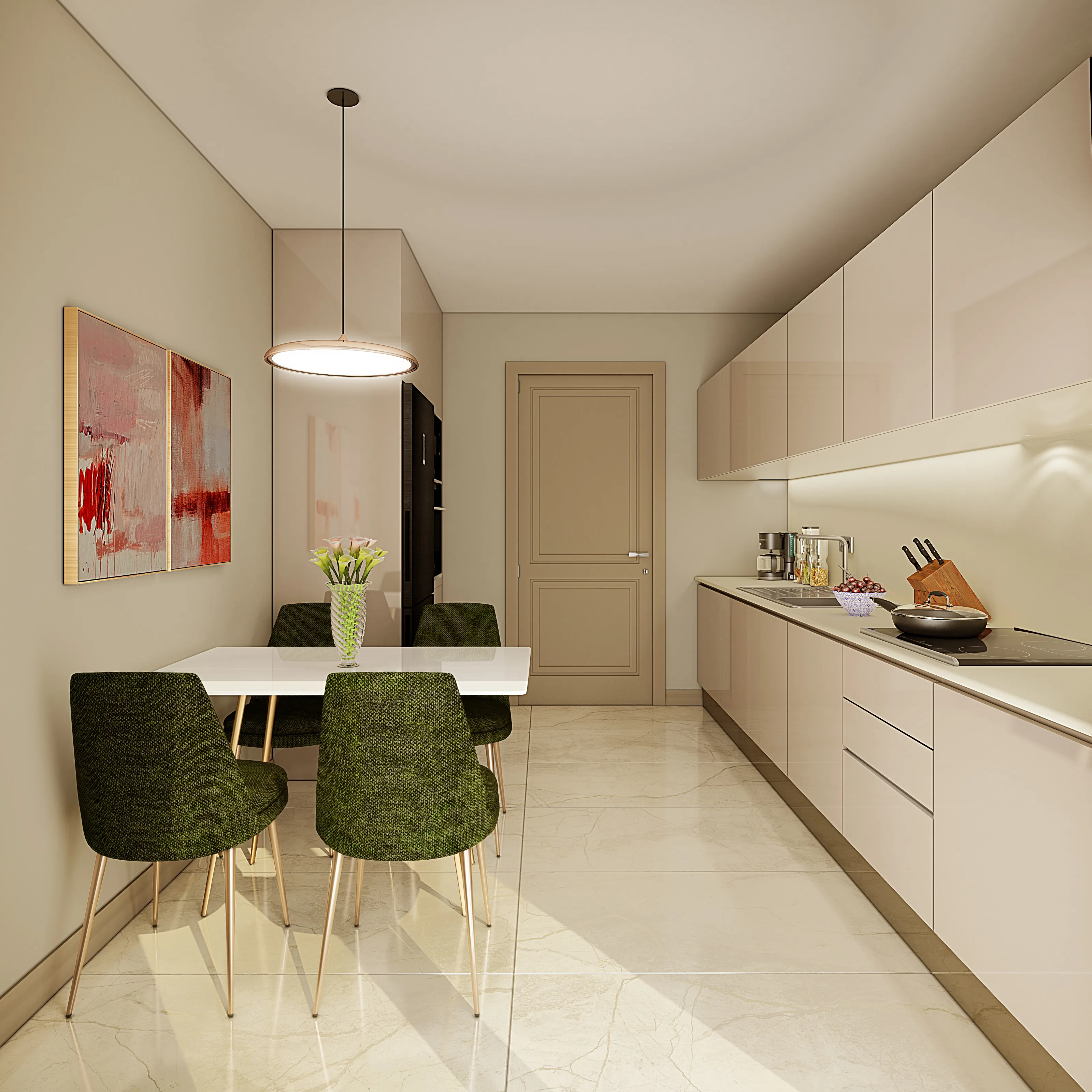 Investment Apartments for Sale Modern Brand Project with Balconies Near Malls Hospitals and Universities