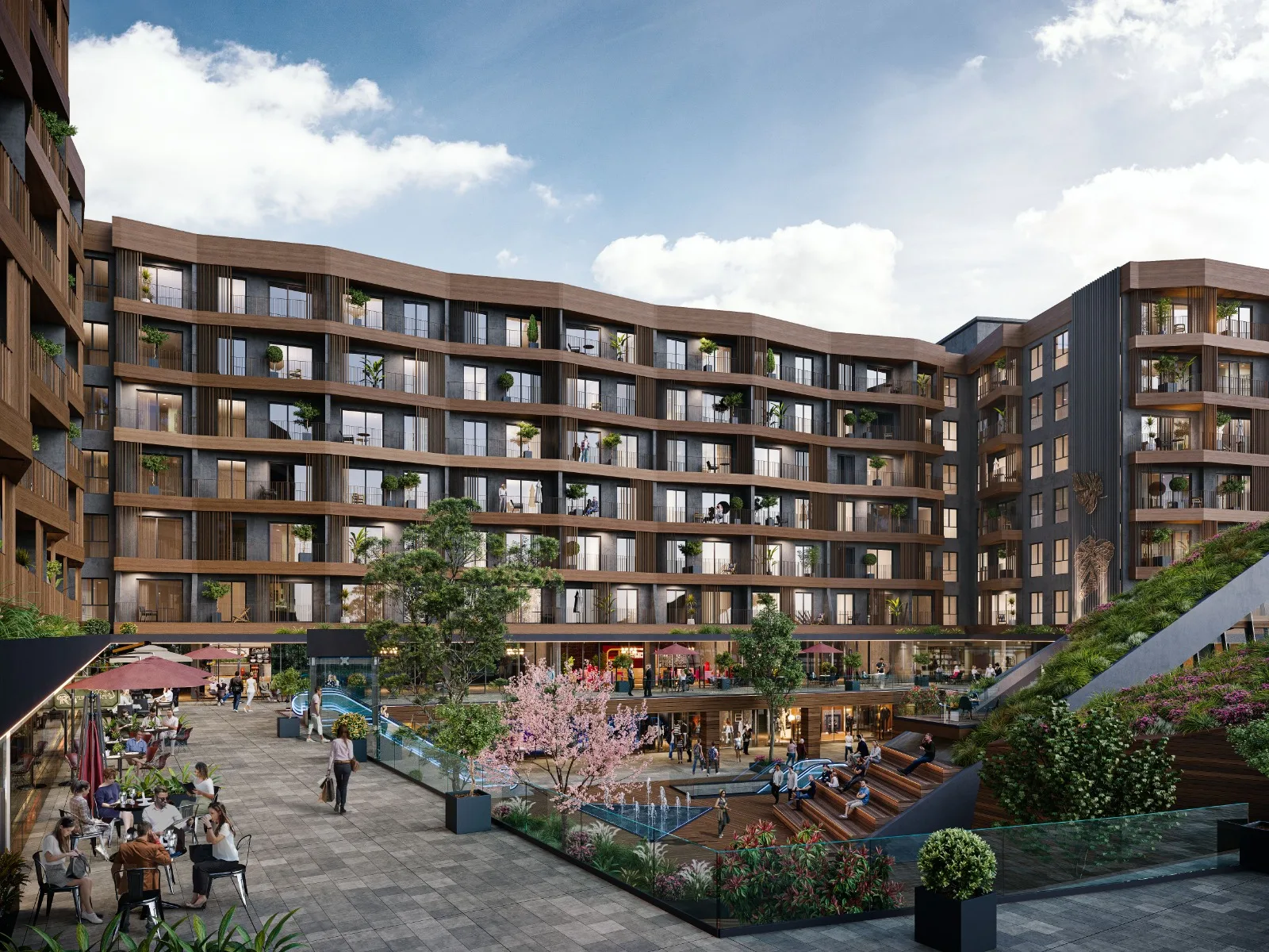 Medical Tourism Apartments for Sale in Sefakoy Istanbul Project Next to University with Shopping Center