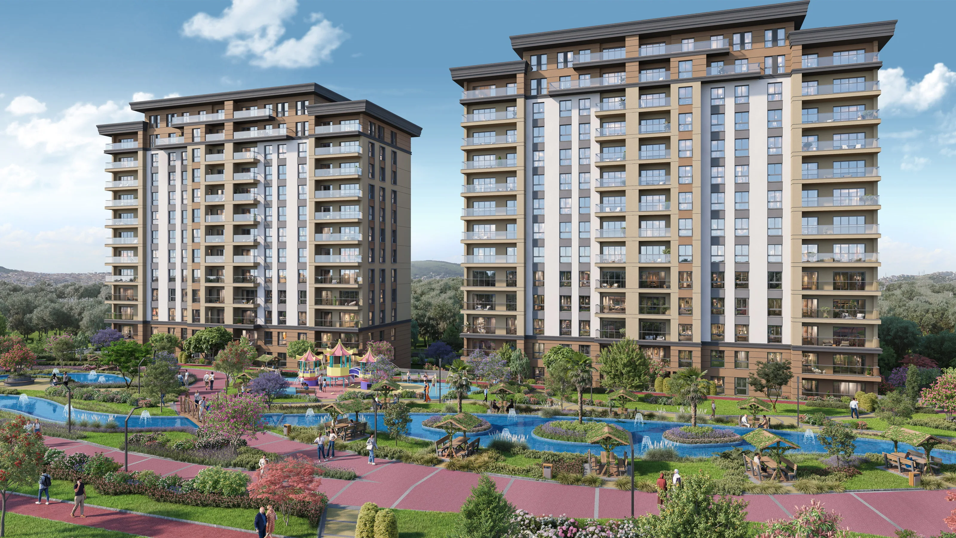 Bahçeşehir İstanbul’da Satılık Daireler Göl ve Deniz Manzaralı Metro Marmaray ve TEM’e Yakın